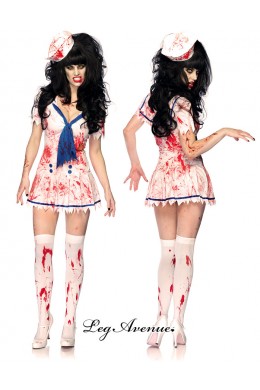 Leg Avenue: costume 2 pezzi marinaia zombie. Leg Avenue: costume 2 pezzi marinaia zombie.