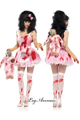 Leg Avenue: costume 3 pezzi casalinga zombie. Leg Avenue: costume 3 pezzi casalinga zombie.