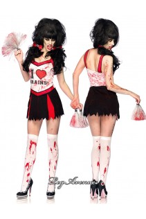 Leg Avenue: costume 3 pezzi Cheer zombie. Leg Avenue: costume 3 pezzi Cheer zombie.