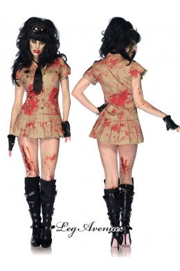 Leg Avenue: costume 3 pz. poliziotta zombie. Leg Avenue: costume 3 pz. poliziotta zombie.