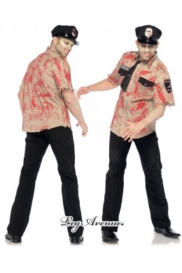 Leg Avenue: costume poliziotto zombie 3 pz. Leg Avenue: costume poliziotto zombie 3 pz.