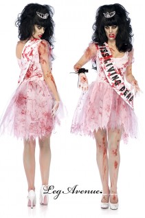 Leg Avenue: completo 3 pz. reginetta zombie ballo studentesco. Leg Avenue: completo 3 pz. reginetta zombie ballo studentesco.