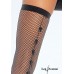Leg Avenue: calze a rete con fiocchetti e riga. Leg Avenue: calze a rete con fiocchetti e riga.