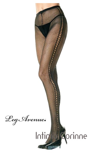 LEG AVENUE: Collant con asolature laterali. LEG AVENUE: Collant con asolature laterali.