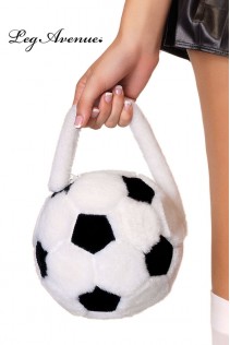 Leg Avenue: borsa in peluche a forma pallone da calcio. Leg Avenue: borsa in peluche a forma pallone da calcio.