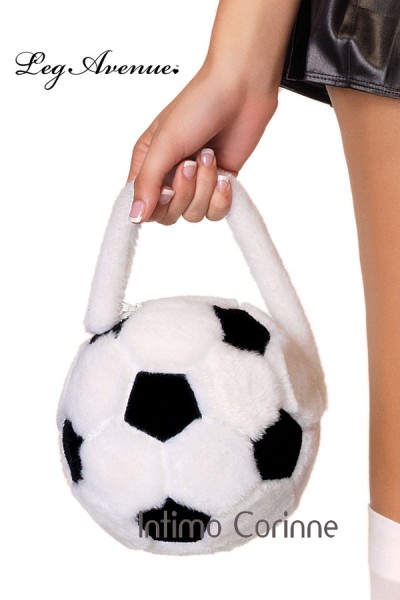 Leg Avenue: borsa in peluche a forma pallone da calcio. Leg Avenue: borsa in peluche a forma pallone da calcio.