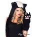Leg Avenue: sciarpa con cappuccio sembianze feline. Leg Avenue: sciarpa con cappuccio sembianze feline.