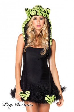 Leg Avenue: cappuccio -tigre- fluorescente nero/verde. Leg Avenue: cappuccio -tigre- fluorescente nero/verde.
