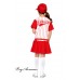 Leg Avenue: vestito per bambina giocatrice di Baseball 3pz. Leg Avenue: vestito per bambina giocatrice di Baseball 3pz.