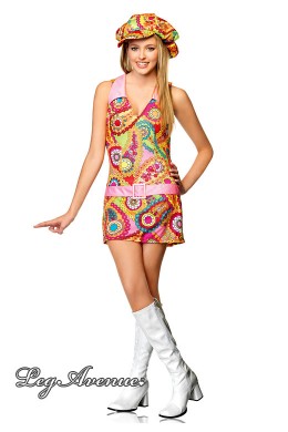 Leg Avenue: costume Hippie 2 pz.