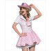 Costume Country Cowgirl con cappello. Costume Country Cowgirl con cappello.