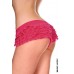 Music Legs: culotte rosa acceso con merletti in chiffon. Music Legs: culotte rosa acceso con merletti in chiffon.