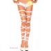 Music Legs: calze con stringhe elastiche incrociate. Music Legs: calze con stringhe elastiche incrociate.