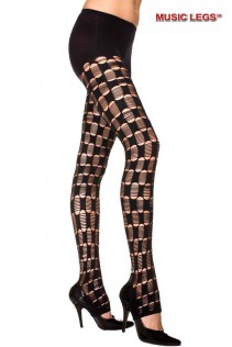 Music Legs: pantacollant con intagli e stringhe. Music Legs: pantacollant con intagli e stringhe.