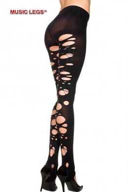 Music Legs: pantacollant multiuso con intagli irregolari. Music Legs: pantacollant multiuso con intagli irregolari.