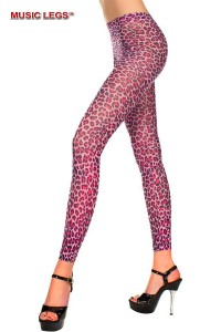 Music Legs: pantacollant rosa maculato. Music Legs: pantacollant rosa maculato.