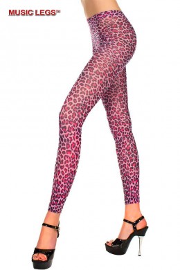 Music Legs: pantacollant rosa maculato. Music Legs: pantacollant rosa maculato.