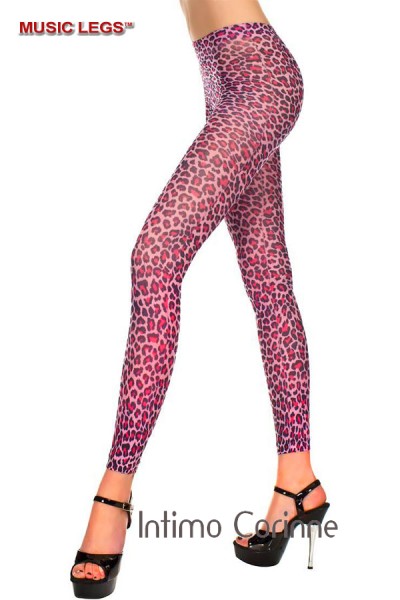 Music Legs: pantacollant rosa maculato. Music Legs: pantacollant rosa maculato.