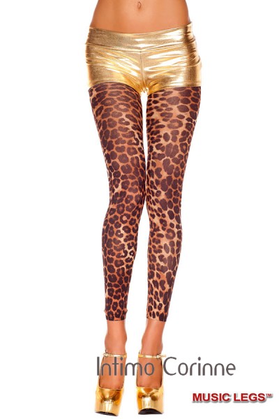 Music Legs: leggings in fantasia leopardata.