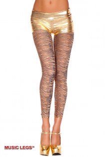 Music Legs: leggings tigrati. Music Legs: leggings tigrati.