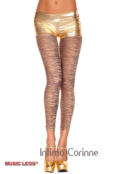 Music Legs: leggings tigrati.