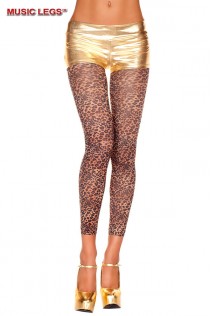 Music Legs: leggings in fantasia leopardata. Music Legs: leggings in fantasia leopardata.