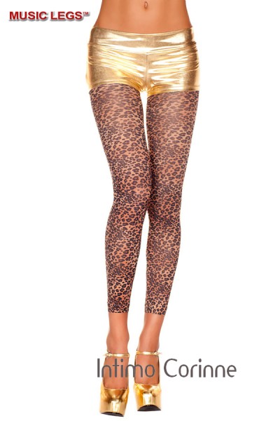 Music Legs: leggings in fantasia leopardata.