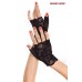 Music leg: guanti corti in pizzo dita libere. Music leg: guanti corti in pizzo dita libere.