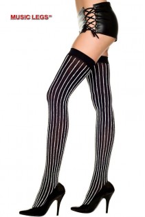 Music Legs: calze velate gessate. Music Legs: calze velate gessate.