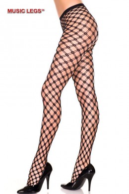 Music Legs: collant con doppio intreccio e pois. Music Legs: collant con doppio intreccio e pois.