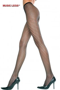 Music Legs: collant a rete ovale. Music Legs: collant a rete ovale.