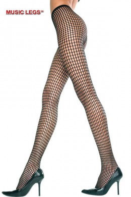 Music Legs: collant a rete ovale. Music Legs: collant a rete ovale.