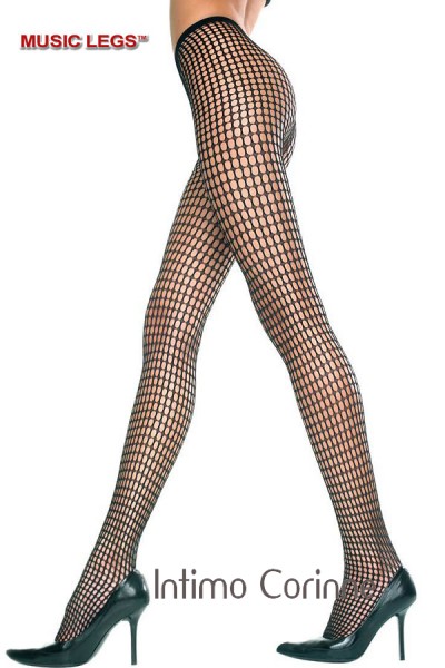 Music Legs: collant a rete ovale. Music Legs: collant a rete ovale.