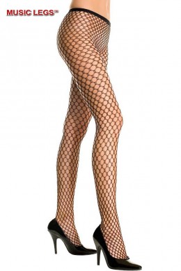 Music Legs: collant con doppio intreccio a rete. Music Legs: collant con doppio intreccio a rete.