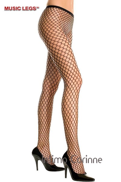 Music Legs: collant con doppio intreccio a rete. Music Legs: collant con doppio intreccio a rete.