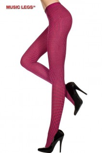 Music Legs: collant bicolore a quadretti. Music Legs: collant bicolore a quadretti.