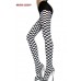 Music Legs: collant a scacchi.