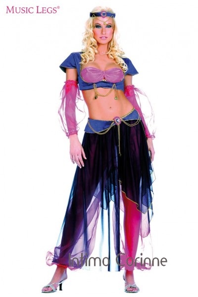 Travestimento danzatrice del ventre 6 pz. Travestimento danzatrice del ventre 6 pz.