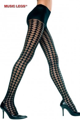Music Legs: collant con motivo a triangoli. Music Legs: collant con motivo a triangoli.