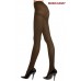 Collant con intrecci e righe in rilievo. Collant con intrecci e righe in rilievo.