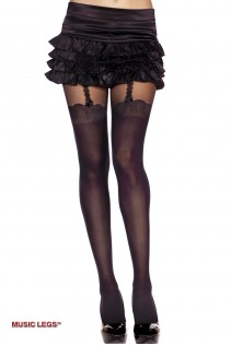 Music Legs: collant effetto calze con reggicalze. Music Legs: collant effetto calze con reggicalze.