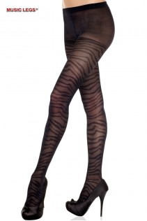 Music Legs: collant tigrato. Music Legs: collant tigrato.