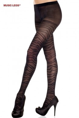 Music Legs: collant tigrato. Music Legs: collant tigrato.