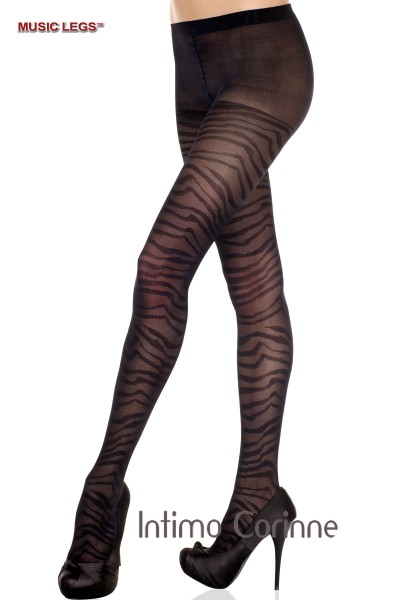 Music Legs: collant tigrato. Music Legs: collant tigrato.