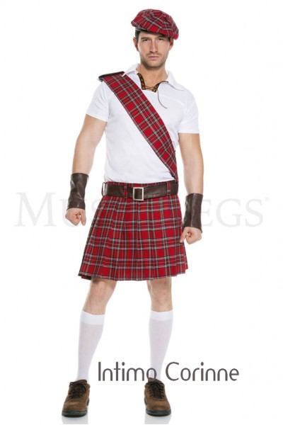 Costume tradizionale scozzese da uomo. 6 pezzi. Costume tradizionale scozzese da uomo. 6 pezzi.
