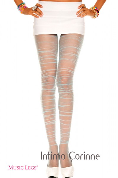 Music Legs: collant velati con pieghettature. Music Legs: collant velati con pieghettature.