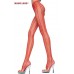 Music Legs: collant rosso a rete con righe di cucitura. Music Legs: collant rosso a rete con righe di cucitura.