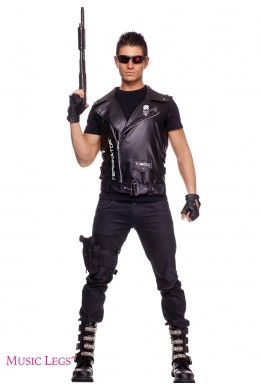 Costume uomo Terminator 3 pezzi. Costume uomo Terminator 3 pezzi.