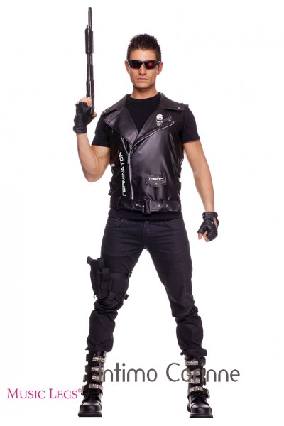 Costume uomo Terminator 3 pezzi. Costume uomo Terminator 3 pezzi.