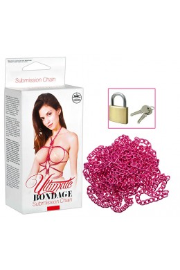 Catena bondage con lucchetto.